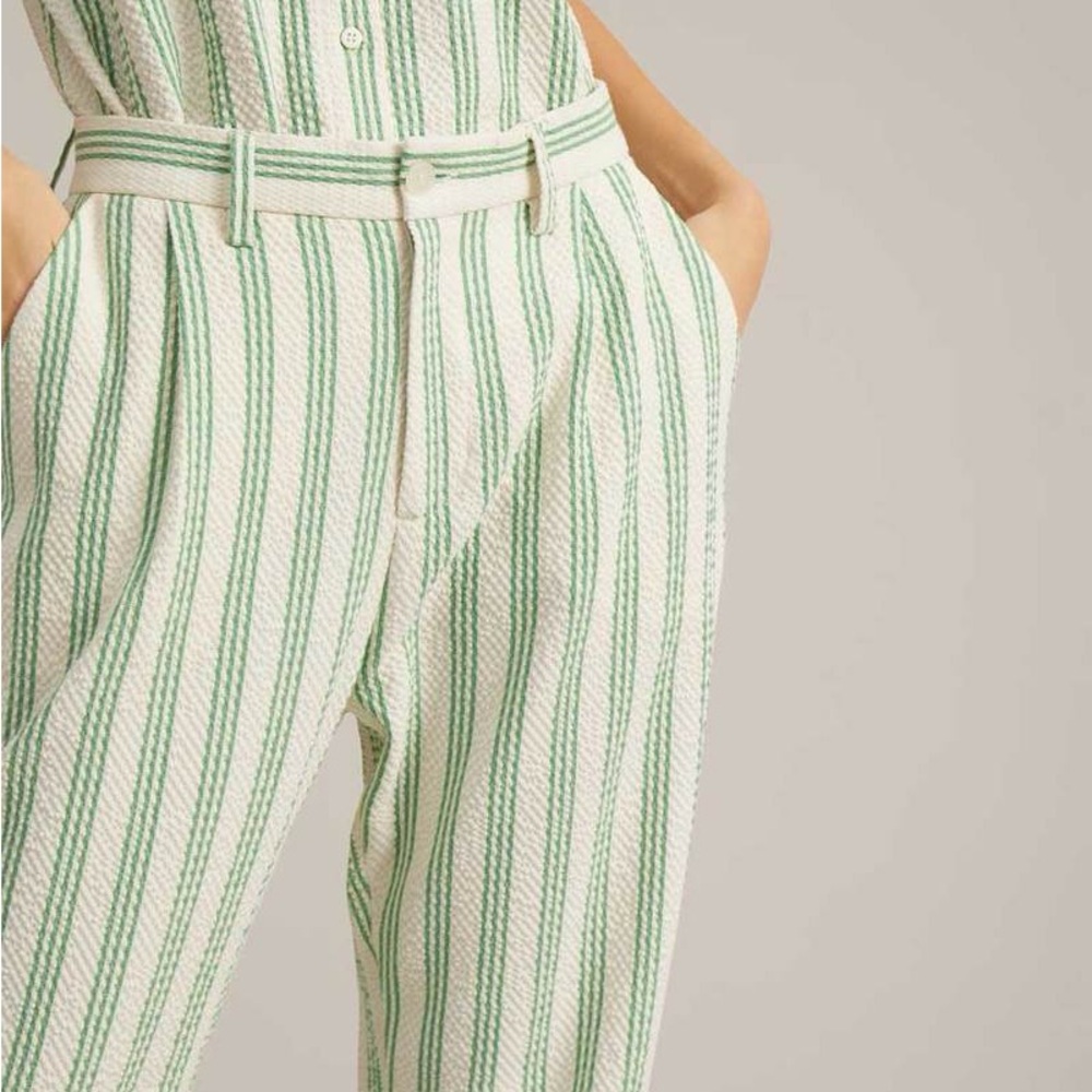 Munthe Galvina Striped Straight Leg Pants - Picture 3 of 7